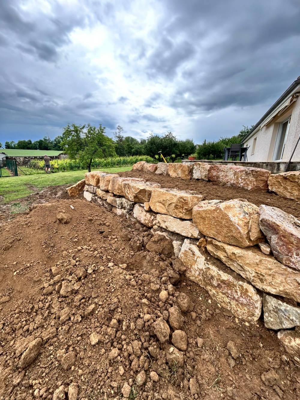 Chantier du 28/05/2025 : Chantier d'enrochement
